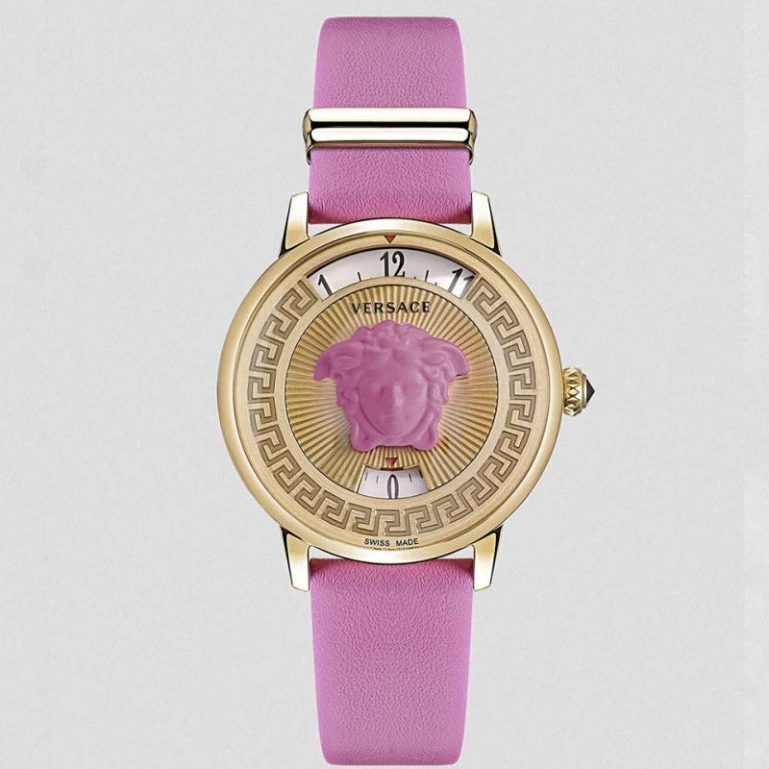 Розовая медуза. Лимитка Versace Medusa Icon Watch к 14 февраля
