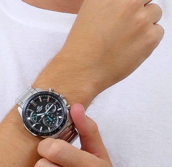 Годинник Casio – та гарантією, грн. Украині Edifice в доставкою з EFR-573DB-1AVUEF Watch4You ціна купити 8100